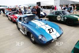 The Classic, Silverstone 2022 At the Home of British Motorsport.  26th-28th August 2022  Free for editorial use only  27 Roy Alderslade - Shelby American Cobra Daytona