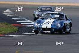 The Classic, Silverstone 2022 At the Home of British Motorsport.  26th-28th August 2022  Free for editorial use only  27 Roy Alderslade - Shelby American Cobra Daytona