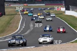 The Classic, Silverstone 2022 At the Home of British Motorsport.  26th-28th August 2022  Free for editorial use only  53 John Pearson / Gary Pearson - Jaguar E-Type