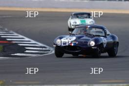 The Classic, Silverstone 2022 At the Home of British Motorsport.  26th-28th August 2022  Free for editorial use only  55 Martin Melling / Jason Minshaw - Jaguar E-Type