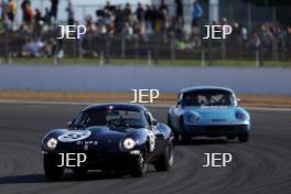 The Classic, Silverstone 2022 At the Home of British Motorsport.  26th-28th August 2022  Free for editorial use only  55 Martin Melling / Jason Minshaw - Jaguar E-Type