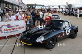 The Classic, Silverstone 2022 At the Home of British Motorsport.  26th-28th August 2022  Free for editorial use only  21 Graeme Dodd / James Dodd - Jaguar E-Type