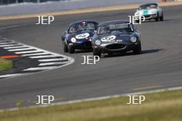 The Classic, Silverstone 2022 At the Home of British Motorsport.  26th-28th August 2022  Free for editorial use only  53 John Pearson / Gary Pearson - Jaguar E-Type