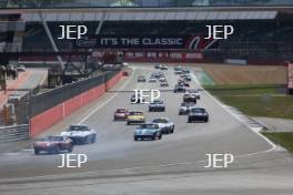 The Classic, Silverstone 2022 At the Home of British Motorsport.  26th-28th August 2022  Free for editorial use only  43 Ian Pearson / Callum Grant - Marcos 1800GT