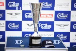 The Classic, Silverstone 2022 At the Home of British Motorsport.  26th-28th August 2022  Free for editorial use only  trophy