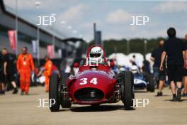 The Classic, Silverstone 2022 At the Home of British Motorsport.  26th-28th August 2022  Free for editorial use only  34 John Spiers - Maserati 250F 2516