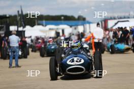 The Classic, Silverstone 2022 At the Home of British Motorsport.  26th-28th August 2022  Free for editorial use only  43 Eddie Williams - Cooper T43