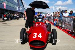 The Classic, Silverstone 2022 At the Home of British Motorsport.  26th-28th August 2022  Free for editorial use only  34 John Spiers - Maserati 250F 2516