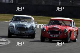 The Classic, Silverstone 2022 At the Home of British Motorsport.  26th-28th August 2022  Free for editorial use only  207 Crispin Harris / James Wilmoth - Austin-Healey 3000