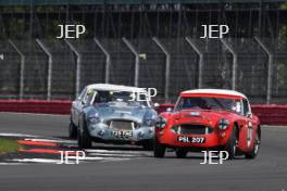 The Classic, Silverstone 2022 At the Home of British Motorsport.  26th-28th August 2022  Free for editorial use only  207 Crispin Harris / James Wilmoth - Austin-Healey 3000