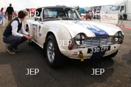 The Classic, Silverstone 2022 At the Home of British Motorsport.  26th-28th August 2022  Free for editorial use only  111 Ben Cussons - Triumph TR4