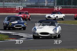 The Classic, Silverstone 2022 At the Home of British Motorsport.  26th-28th August 2022  Free for editorial use only  66 James Cottingham / Harvey Stanley - Jaguar E-type Huffaker