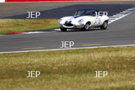 The Classic, Silverstone 2022 At the Home of British Motorsport.  26th-28th August 2022  Free for editorial use only  61 Gregor Fisken - Jaguar E-type