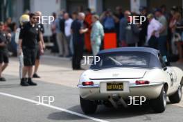 The Classic, Silverstone 2022 At the Home of British Motorsport.  26th-28th August 2022  Free for editorial use only  66 James Cottingham / Harvey Stanley - Jaguar E-type Huffaker