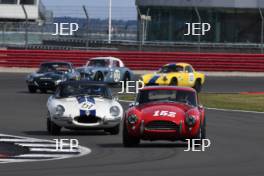 The Classic, Silverstone 2022 At the Home of British Motorsport.  26th-28th August 2022  Free for editorial use only  152 John Spiers GB Ollie Hancock - AC Cobra