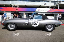 The Classic, Silverstone 2022 At the Home of British Motorsport.  26th-28th August 2022  Free for editorial use only  167 Andrew Moore - Jaguar E-type