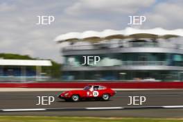 The Classic, Silverstone 2022 At the Home of British Motorsport.  26th-28th August 2022  Free for editorial use only  74 Mike Wrigley / Matthew Wrigley - Jaguar E-type