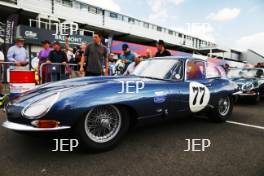 The Classic, Silverstone 2022 At the Home of British Motorsport.  26th-28th August 2022  Free for editorial use only  77 Guy Ziser - Jaguar E-type FHC