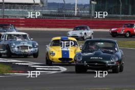 The Classic, Silverstone 2022 At the Home of British Motorsport.  26th-28th August 2022  Free for editorial use only  11 Mike Grant Peterkin - Frederic Wakeman US Jaguar E-type