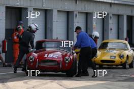 The Classic, Silverstone 2022 At the Home of British Motorsport.  26th-28th August 2022  Free for editorial use only  152 John Spiers GB Ollie Hancock - AC Cobra