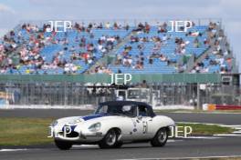 The Classic, Silverstone 2022 At the Home of British Motorsport.  26th-28th August 2022  Free for editorial use only  61 Gregor Fisken - Jaguar E-type