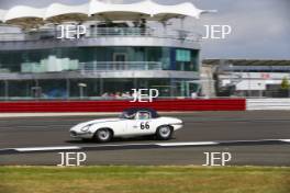 The Classic, Silverstone 2022 At the Home of British Motorsport.  26th-28th August 2022  Free for editorial use only  66 James Cottingham / Harvey Stanley - Jaguar E-type Huffaker