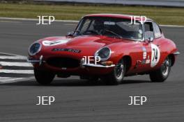 The Classic, Silverstone 2022 At the Home of British Motorsport.  26th-28th August 2022  Free for editorial use only  74 Mike Wrigley / Matthew Wrigley - Jaguar E-type