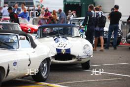 The Classic, Silverstone 2022 At the Home of British Motorsport.  26th-28th August 2022  Free for editorial use only  61 Gregor Fisken - Jaguar E-type