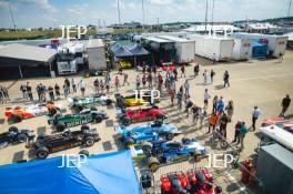 The Classic, Silverstone 2022 At the Home of British Motorsport.  26th-28th August 2022  Free for editorial use only Paddock - Village Green