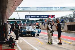 The Classic, Silverstone 2022 At the Home of British Motorsport.  26th-28th August 2022  Free for editorial use only Paddock - Village Green