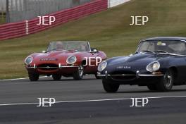 The Classic, Silverstone 2022 At the Home of British Motorsport.  26th-28th August 2022  Free for editorial use only Parades and demonstrations Jaguar