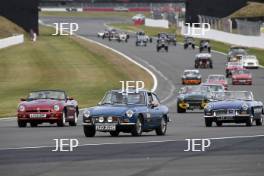 The Classic, Silverstone 2022 At the Home of British Motorsport.  26th-28th August 2022  Free for editorial use only Parades and demonstrations MG