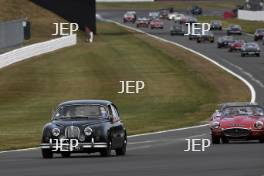 The Classic, Silverstone 2022 At the Home of British Motorsport.  26th-28th August 2022  Free for editorial use only Parades and demonstrations Jaguar