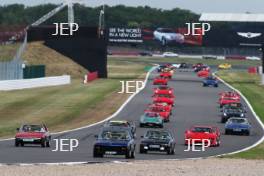 The Classic, Silverstone 2022 At the Home of British Motorsport.  26th-28th August 2022  Free for editorial use only Parades and demonstrations