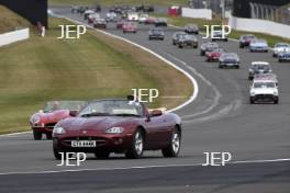 The Classic, Silverstone 2022 At the Home of British Motorsport.  26th-28th August 2022  Free for editorial use only Parades and demonstrations Jaguar