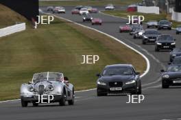 The Classic, Silverstone 2022 At the Home of British Motorsport.  26th-28th August 2022  Free for editorial use only Parades and demonstrations Jaguar