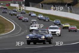 The Classic, Silverstone 2022 At the Home of British Motorsport.  26th-28th August 2022  Free for editorial use only Parades and demonstrations Jaguar