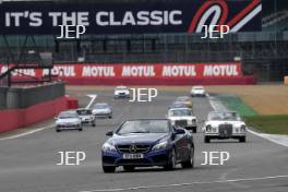 The Classic, Silverstone 2022 At the Home of British Motorsport.  26th-28th August 2022  Free for editorial use only Parades and demonstrations Mercedes