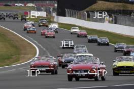 The Classic, Silverstone 2022 At the Home of British Motorsport.  26th-28th August 2022  Free for editorial use only Parades and demonstrations MG