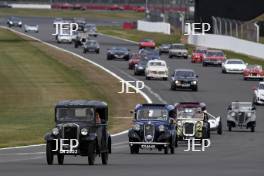 The Classic, Silverstone 2022 At the Home of British Motorsport.  26th-28th August 2022  Free for editorial use only Parades and demonstrations Austin