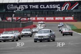 The Classic, Silverstone 2022 At the Home of British Motorsport.  26th-28th August 2022  Free for editorial use only Parades and demonstrations Mercedes