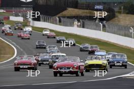 The Classic, Silverstone 2022 At the Home of British Motorsport.  26th-28th August 2022  Free for editorial use only Parades and demonstrations MG