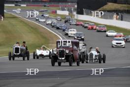 The Classic, Silverstone 2022 At the Home of British Motorsport.  26th-28th August 2022  Free for editorial use only Parades and demonstrations Austin