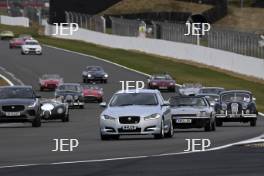 The Classic, Silverstone 2022 At the Home of British Motorsport.  26th-28th August 2022  Free for editorial use only Parades and demonstrations Jaguar