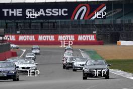 The Classic, Silverstone 2022 At the Home of British Motorsport.  26th-28th August 2022  Free for editorial use only Parades and demonstrations Mercedes