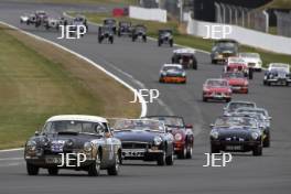 The Classic, Silverstone 2022 At the Home of British Motorsport.  26th-28th August 2022  Free for editorial use only Parades and demonstrations MG