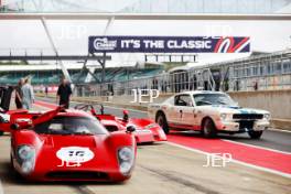 The Classic, Silverstone 2022 Mike Thorne / Sarah Bennett-Baggs - Ford Shelby Mustang GT350  At the Home of British Motorsport. 26th-28th August 2022 Free for editorial use only