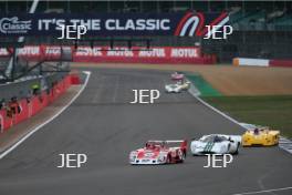 The Classic, Silverstone 2022 At the Home of British Motorsport.  26th-28th August 2022  Free for editorial use only  65 Diogo Ferrao / Martin Stretton - Lola T292