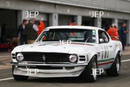 The Classic, Silverstone 2022 At the Home of British Motorsport.  26th-28th August 2022  Free for editorial use only  82 Peter Hallford / Josh Cook - Ford 1970 Boss Mustang