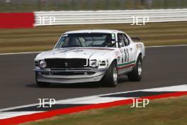 The Classic, Silverstone 2022 At the Home of British Motorsport.  26th-28th August 2022  Free for editorial use only  82 Peter Hallford / Josh Cook - Ford 1970 Boss Mustang